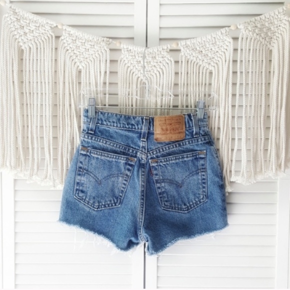 Levi's Pants - LEVI'S Vintage 512 Distressed High Rise Shorts 5